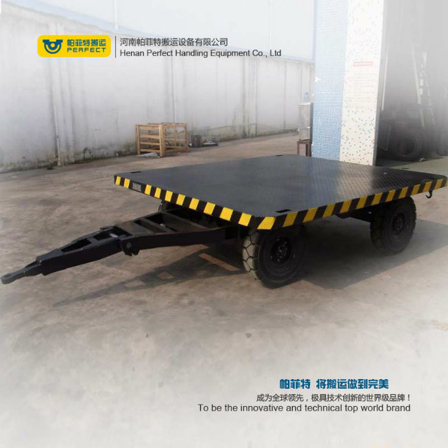 Ce Approved Towable Trailer Flat Bed Hand Cart
