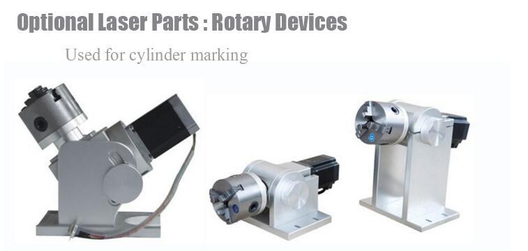 Air Cooling Desktop Fiber Laser Marking Machine with Computer