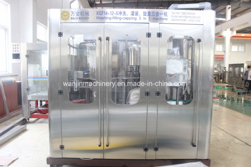 Automatic Plastic Pet Bottle Drinking Mineral Water Liquid Filling Bottling Packing Machine
