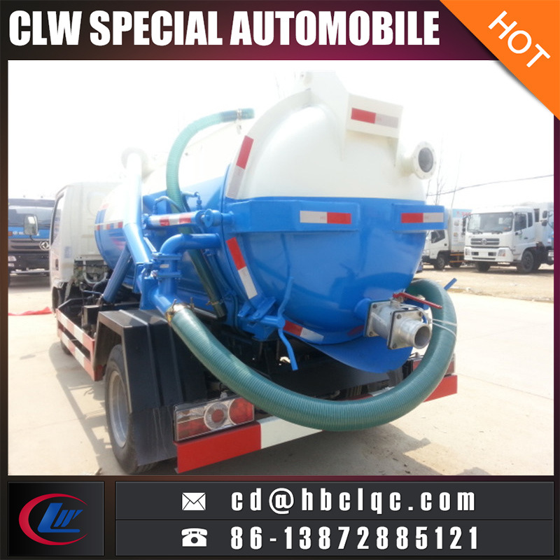 Dongfeng 5m3 4ton Sewage Disposal Truck Sewage Disposal Tank Truck