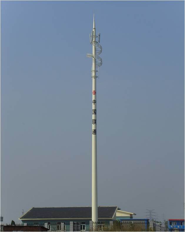 Steel Monopole Communication Radar Tower