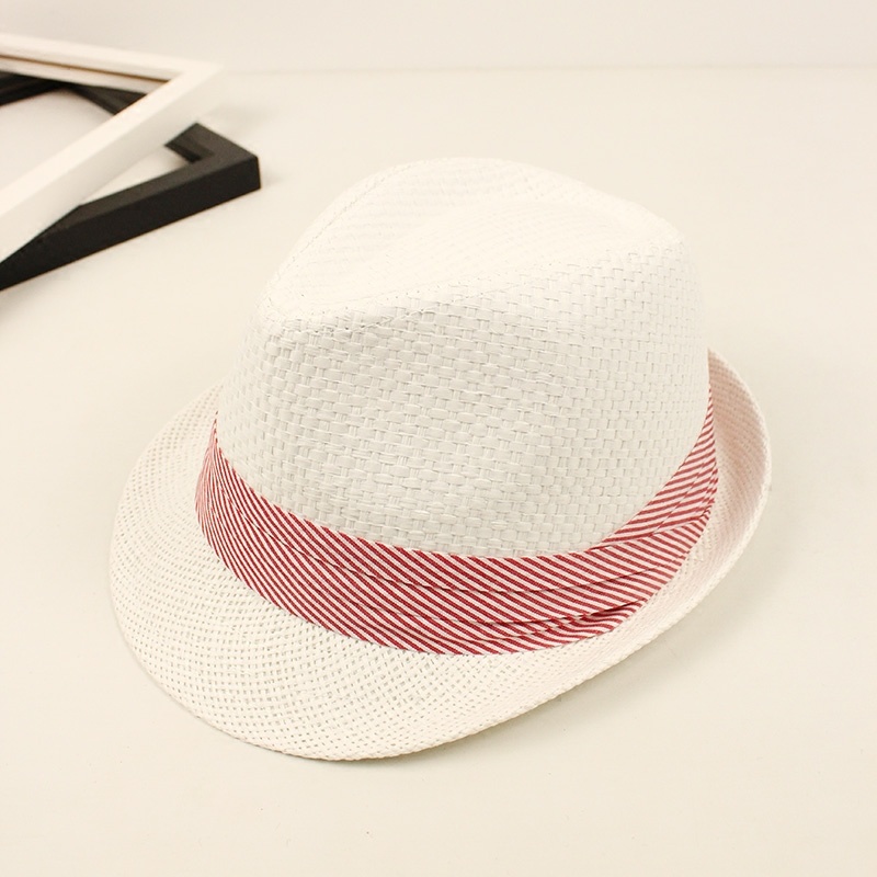 Custom Fashion Summer Fedora Paper Straw Hat Men