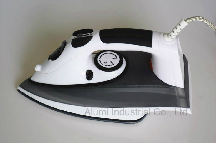 Hotel White Electric Steam Iron with Ceramic Soleplate