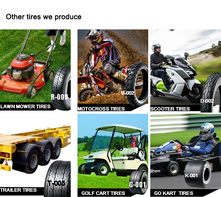 Trailer ATV Scooter Snowthrower Motorcycle Lawnmower Part Quad Tyre