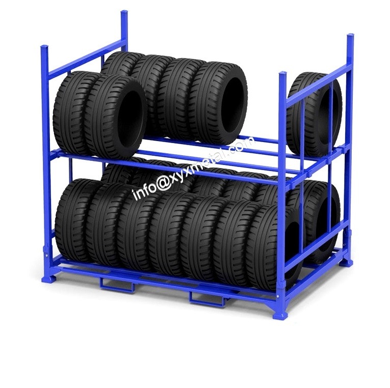 Double Layer Foldable Wheel /Steel Tyre Pallet