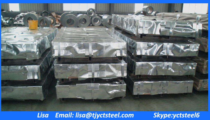 Cold Rolled Galvanized Steel Plate 0.3mm Galvanized Sheet / Coil / Strips