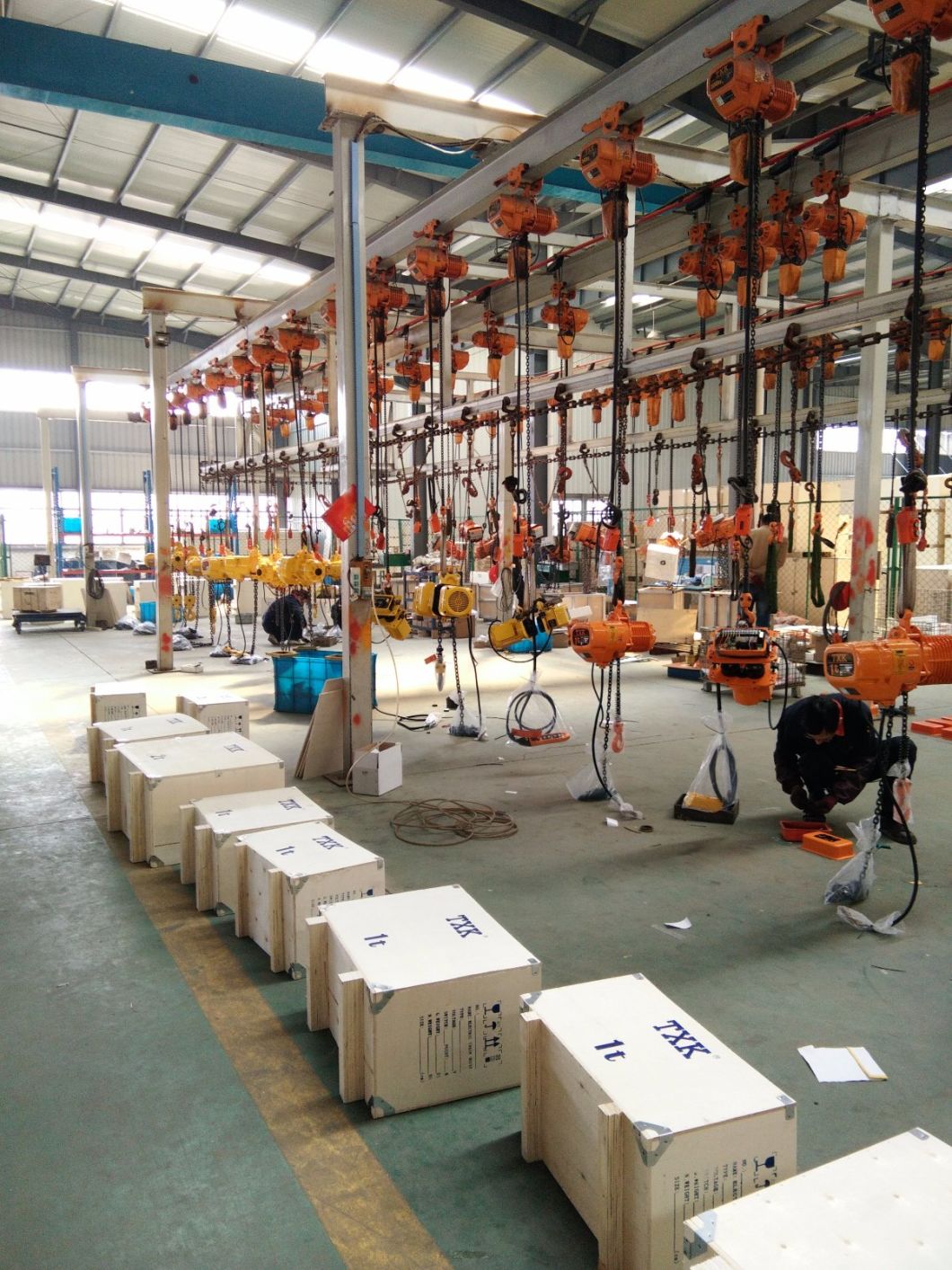 China Manufacturer 2 Ton Hoist Crane Used in Moulds