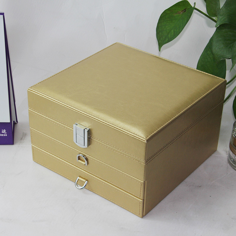 High Quality PU Leather Jewelry Box Watch Box Jewellery Packaging Box