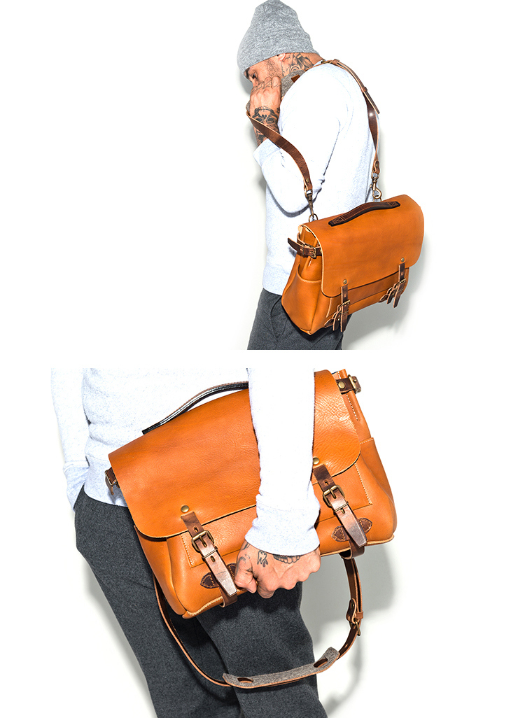 Daily Use Good Quality Designer Men Leather Messenger Bags