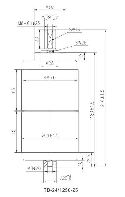 Vacuum Interrupter for 24kv Circuit Breaker (207C)