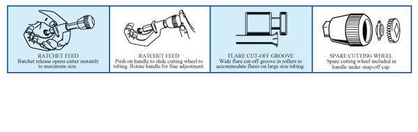 Refrigeration Tools Tube Pipe Cutter CT-1035