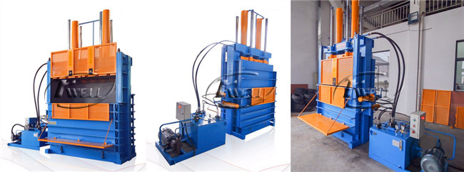 Heavy Duty Vertical Used Tire Baler/Scrap Tire Baler Machine