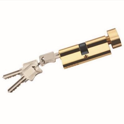 Zinc/Brass/Aluminum Door Lock Cyliner (70BK-M)