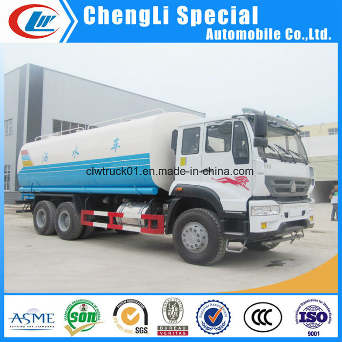 Sinotruk HOWO 10wheel 22000liters Sprinkler Mobile Water Tanker Truck for Sanitation