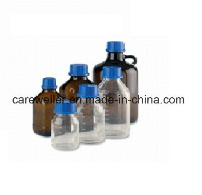 Laboratory Borosilicate Glass Reagent Bottles with Glass Stopper