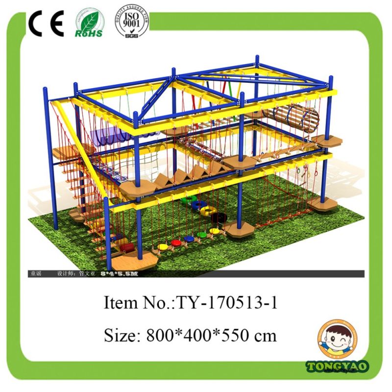 Kids Indoor Ropes Climbing Frameset for Mall (TY-170513-1)