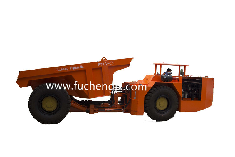 China diesel dumper / underground dump truck / mining tractor with 15 Ton capacity