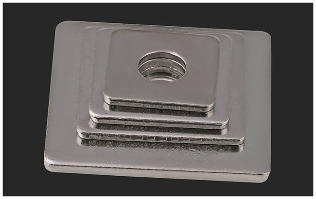 Stainless Steel 304 316 Slotted Flat Square Washer