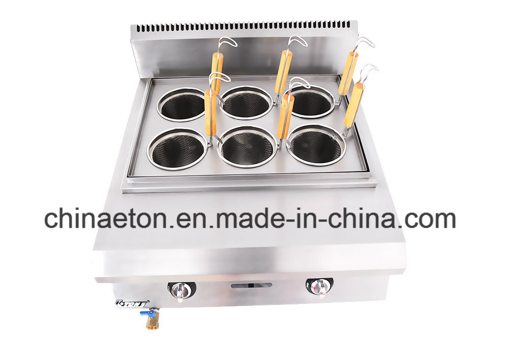 Ce Countertop Commercial Stainless Steel Gas Pasta Cooker ET-TSRQZML