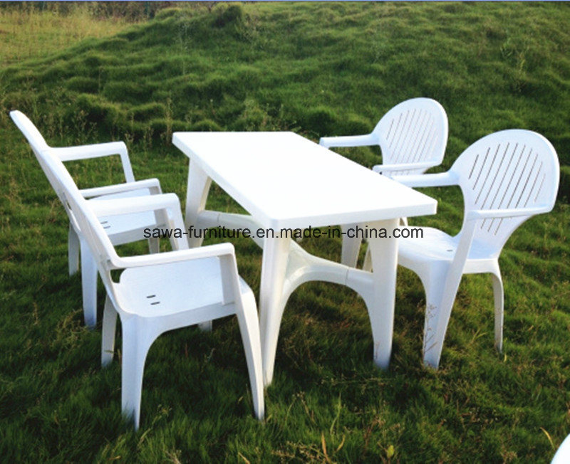 White Stackable Chair Plastic Chair Used Outdoors