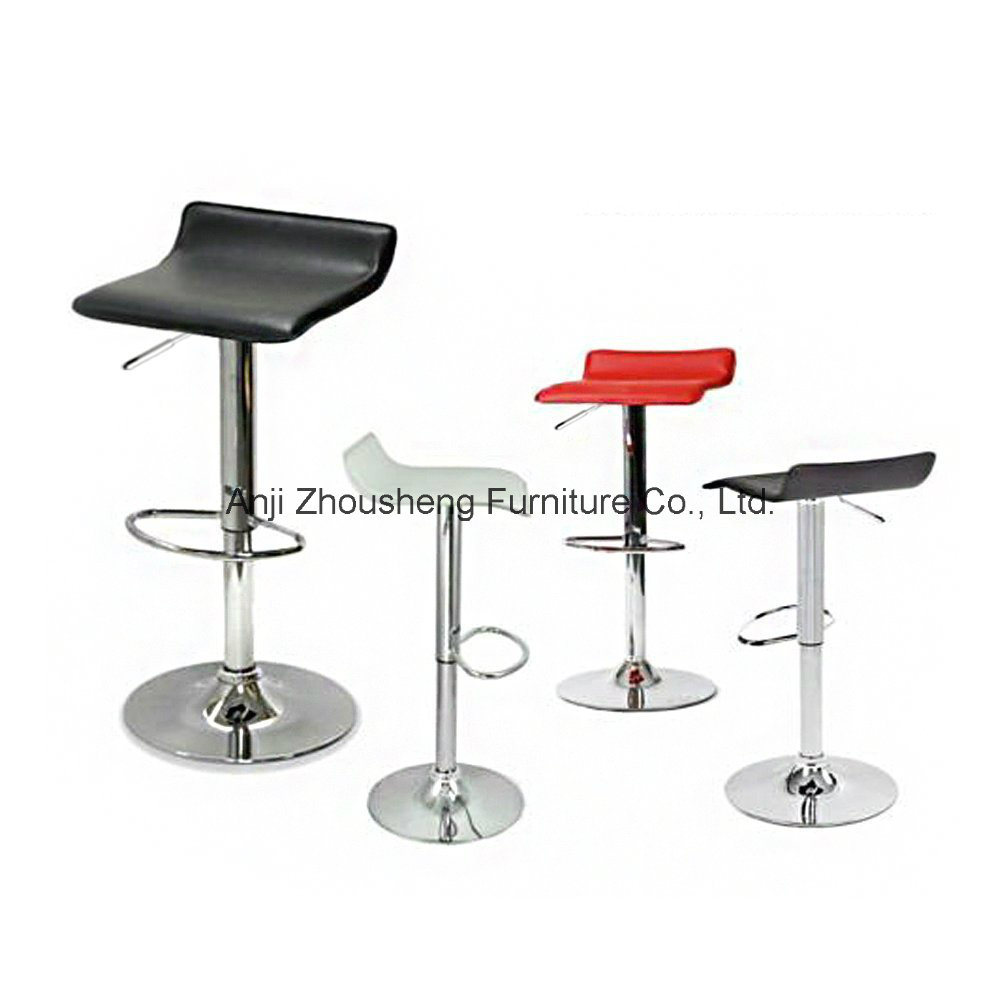 Leather Modern Adjustable Swivel Barstools Hydraulic Chair