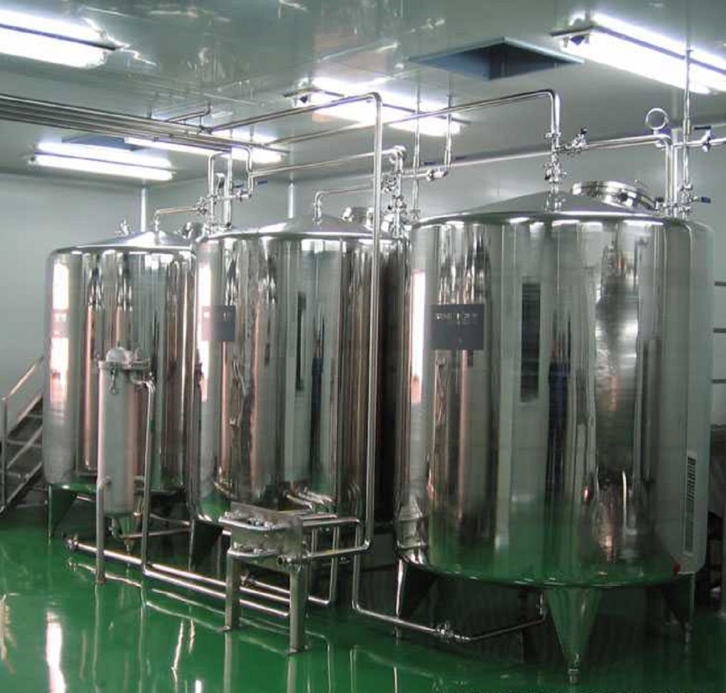 Milk Production Line Machine Stainless Steel Mixing Tank