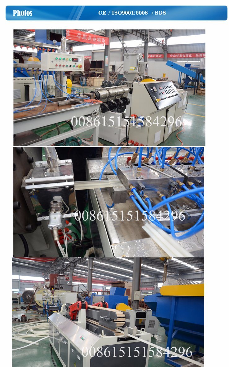 White ABS Extrusion Profile Machine for LED Lighting Housing