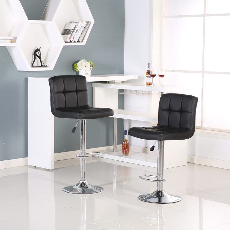 Popular Style PU Leather Club Bar Chair with Footrest