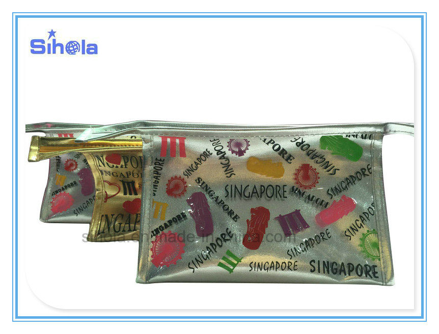 Colorfull Print Simple Ladies Cosmetic Bag