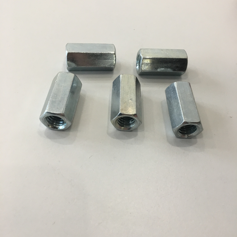 Long Hex Coupling Nut Galvanized