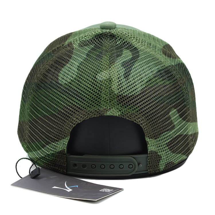 Custom Sublimated Print Camo Blank 6 Panel Trucker Cap