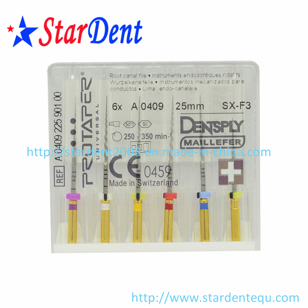 Dental Dentsply Root Canal Protaper Files (with cross) of Hospital Medical Lab Surgical Diagnostic Equipment