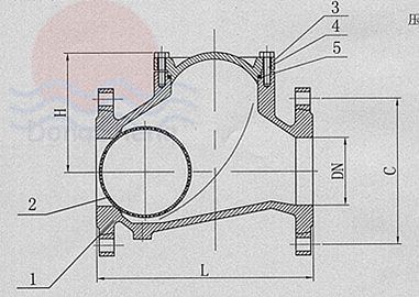 Cast Iron Water Ball Check Valve Dn100