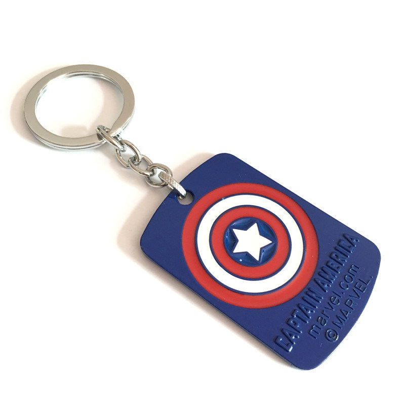 Customized Personalized Cheap Captain America Marvel Keychain