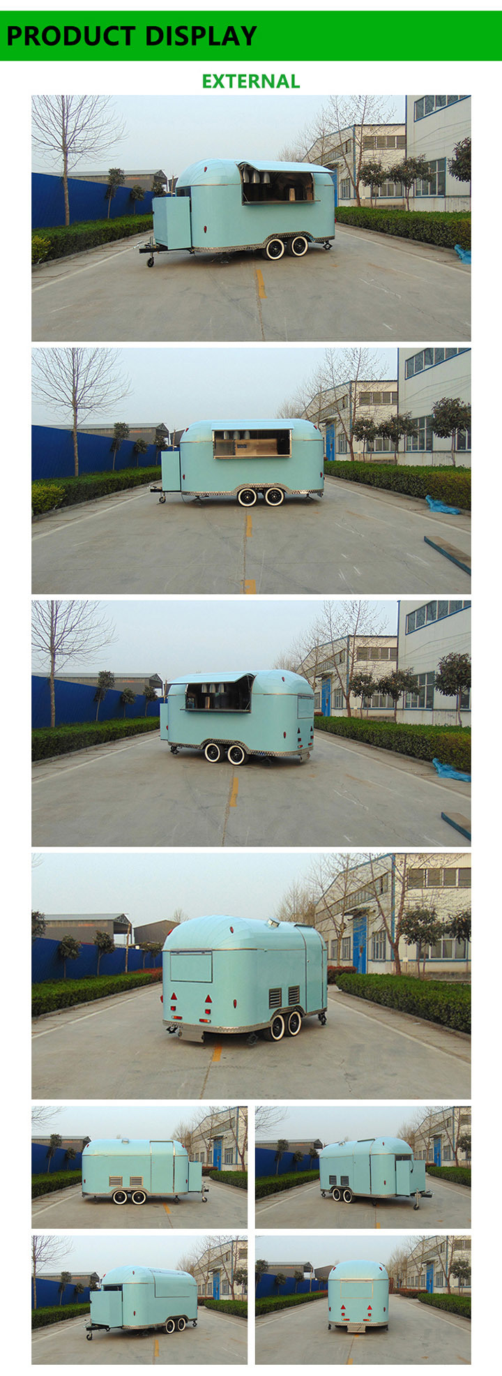 China Supply Food Van with Electric Generator