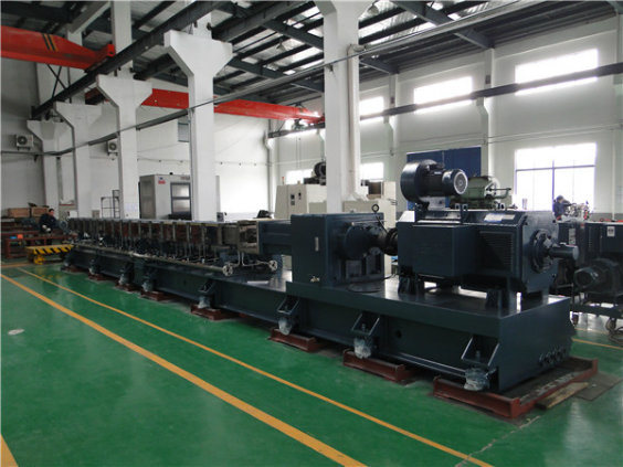 PLC Control System Lab Twin Screw Extruder for Pelletizing Machine