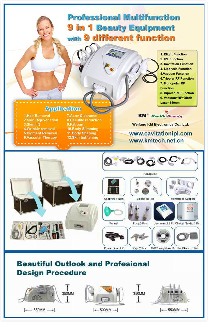Portable Multifunction Beauty Machine for Face Lift and Body Slimming