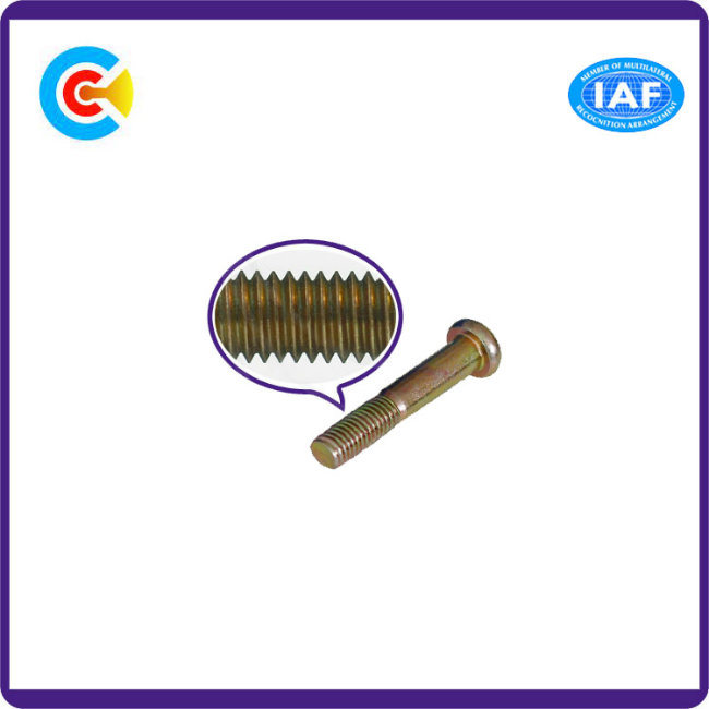 DIN/ANSI/BS/JIS Carbon-Steel/Stainless-Steel Galvanized Steel Inner Hexagon Flat Head Mechanical Screws