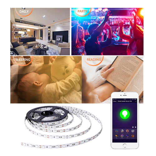 5050 60 LEDs/Meter RGB LED Strip Light with APP Controlled