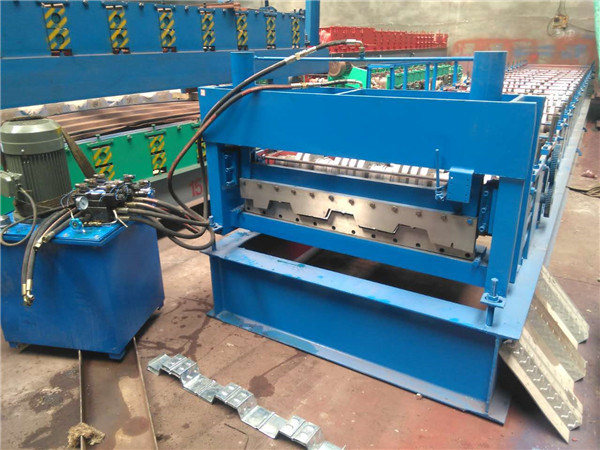 Steel Structure Floor Deck Tile Plate Roll Forming Machine