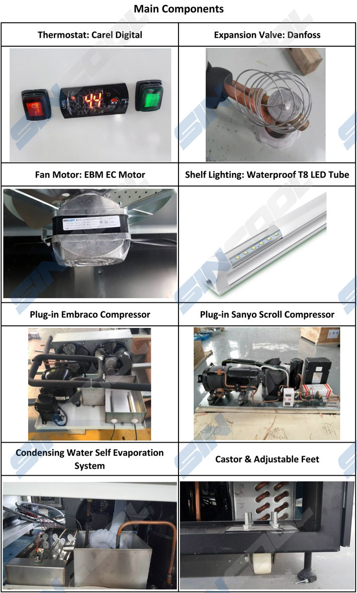 New Design Hot Sale Display Chiller Supermarket Refrigeration Equipment