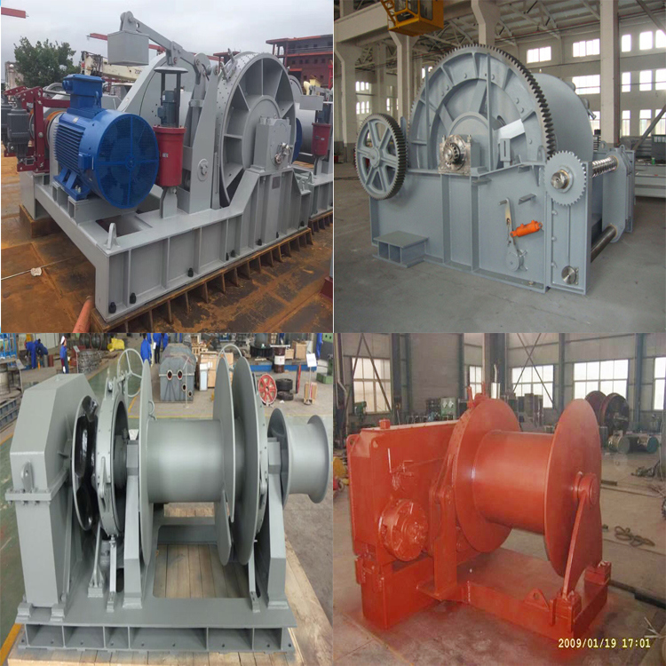 Hydraulic Mooring Towing Winch in Waterfall Type