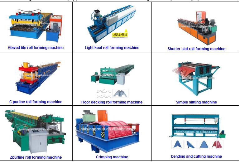 Interchangeable C Z Shape House Structure Purlin Roll Forming Machine