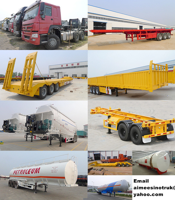 China Sinotruck 8X4 Dry Cement Bulk Tanker Truck