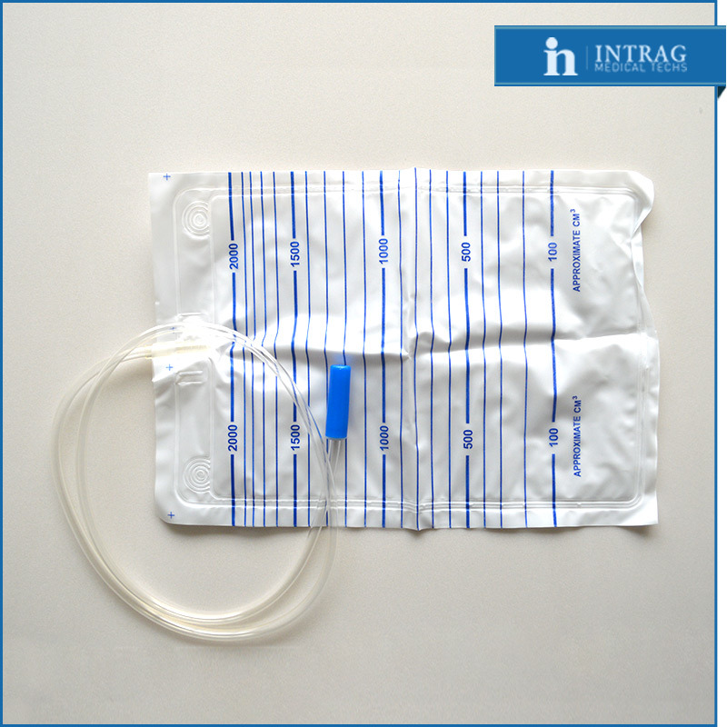 Sterile Disposable Urine Bag with Twist Turn Valve