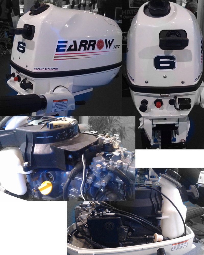 Earrow Factory Boat Motor/ Outboard Engine 6HP 9.9HP 4 Stroke