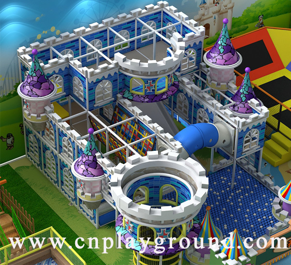 Soft Play Indoor Playground with Climber Castle Trampoline and Soft Adventure (HD-16SH02)