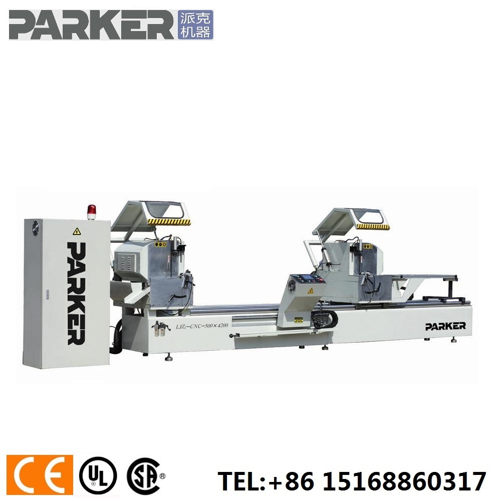Aluminum Curtain Wall Cutting Double Mitre Saw
