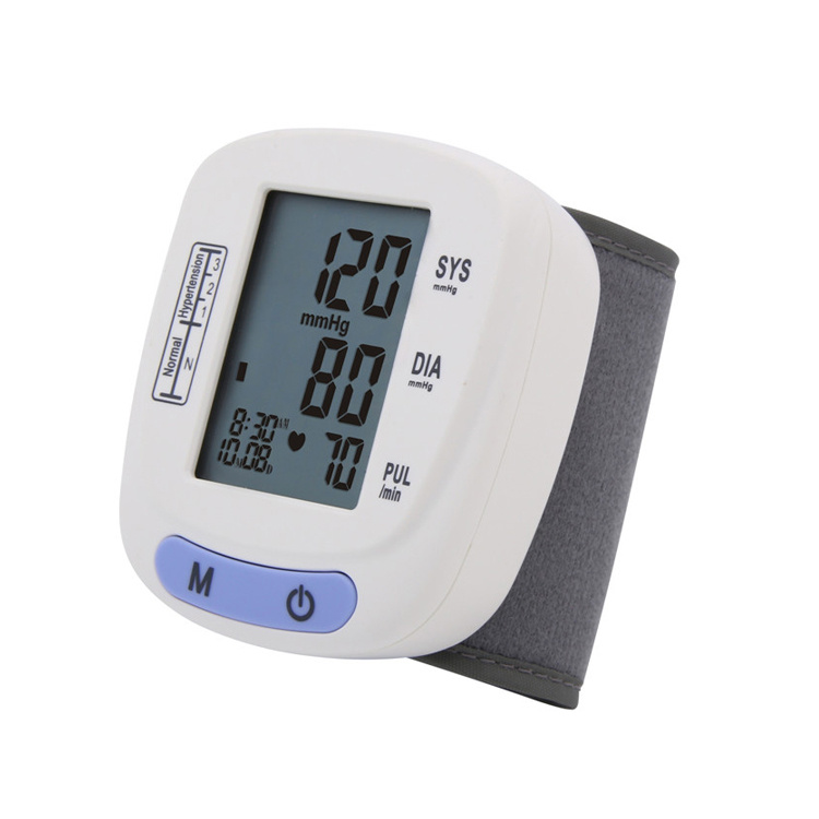 Wrist Digital Blood Pressure Monitor with LCD Display