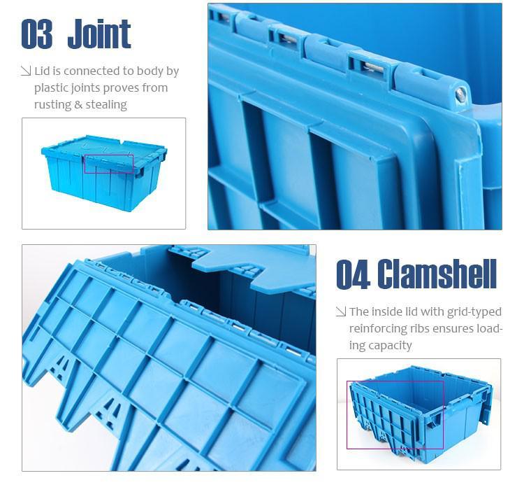 Heavy Duty Stackable Crate Stacking Logistic Plastic Crate